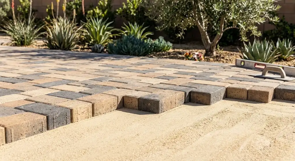 paver patio installation in rancho cucamonga, ca