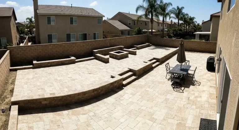 paver patio transformation in rancho cucamonga, ca