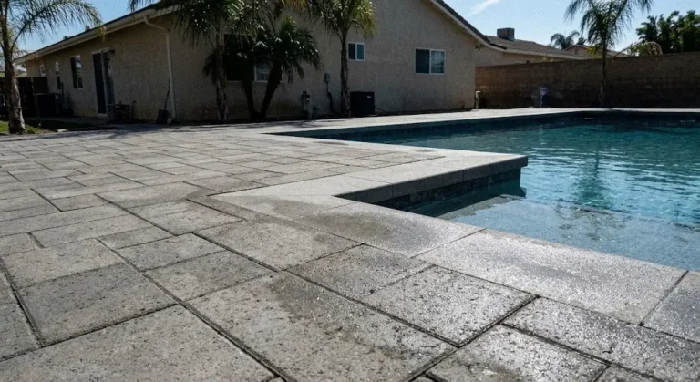 paver pool deck in rancho cucamonga, ca
